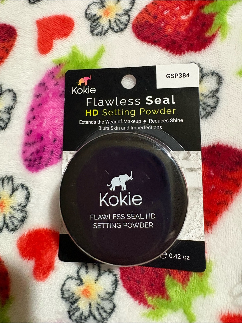 Kokie Flawless Seal HD Setting Powder — Black Compact